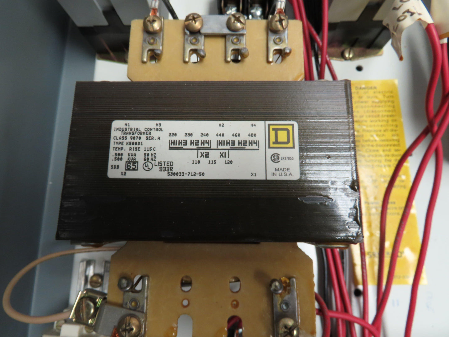 Square D CEG4 8810 Sz 3 Reversing Motor Starter Combo 100A Disconnect 230/480V
