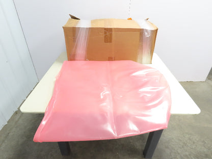 Rigid Protecto Antistatic 55 Gal Drum Liner Waste Bag PINK 15mil LDPE  Box of 20