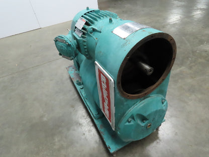 Tri Clover PR60-3M-TC1-4-SL-S Rotary Lobe Pump w/Reeves Motodrive  7.5 HP Motor