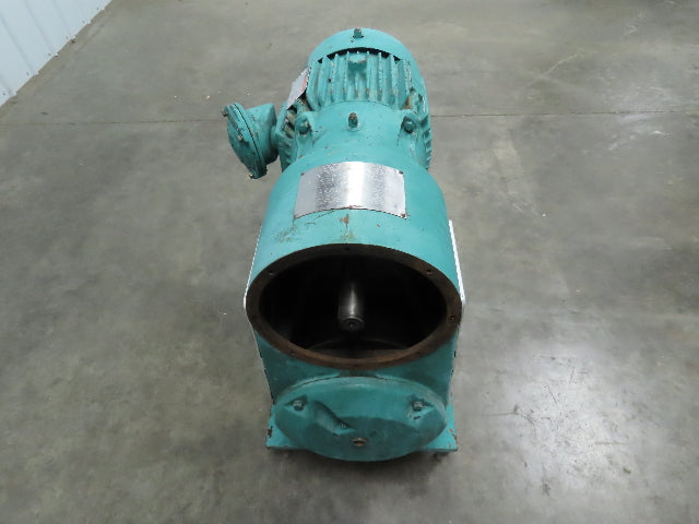 Tri Clover PR60-3M-TC1-4-SL-S Rotary Lobe Pump w/Reeves Motodrive  7.5 HP Motor