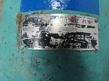 Tri Clover PR60-3M-TC1-4-SL-S Rotary Lobe Pump w/Reeves Motodrive  7.5 HP Motor