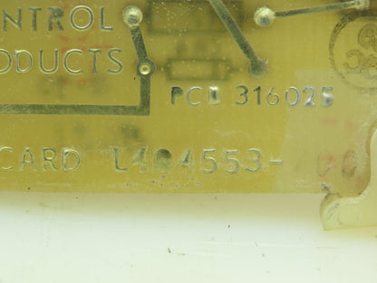 Oilgear L404553 Preset Relay Card L404553-700 Servo Controller