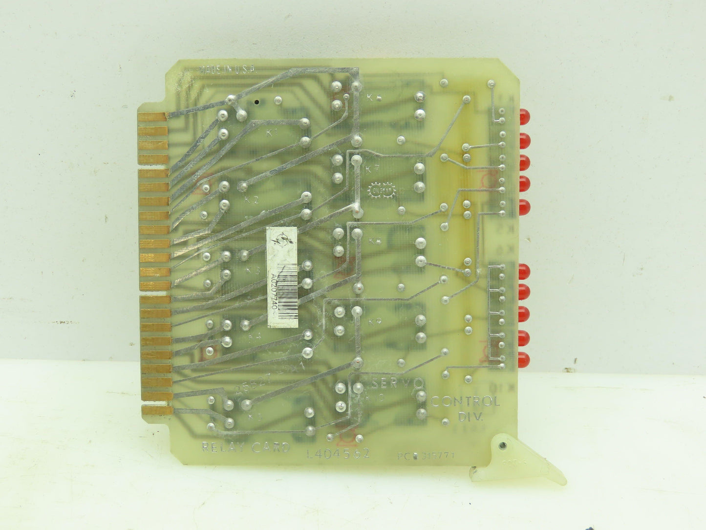 Oilgear L404562 Relay Card Servo Controller 25827-A1 Circuit Board PLC