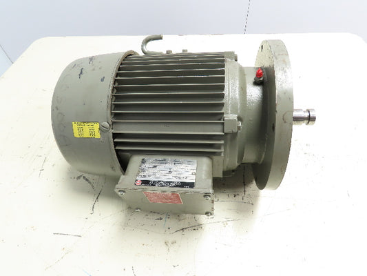 US Motors AV-9 DP Electric Motor 5 HP 3480 RPM 230/460V 182LP Vertical P-Base