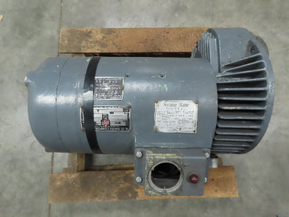 Stone Saw Type M160 15hp Replacement Motor PA184U2N1 208-220/440v 3ph