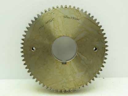 Tifco 4426C Spur Gear 64-Teeth 2-3/8" Keyed Bore 1-1/4" Width 8-1/4"OAL  23097