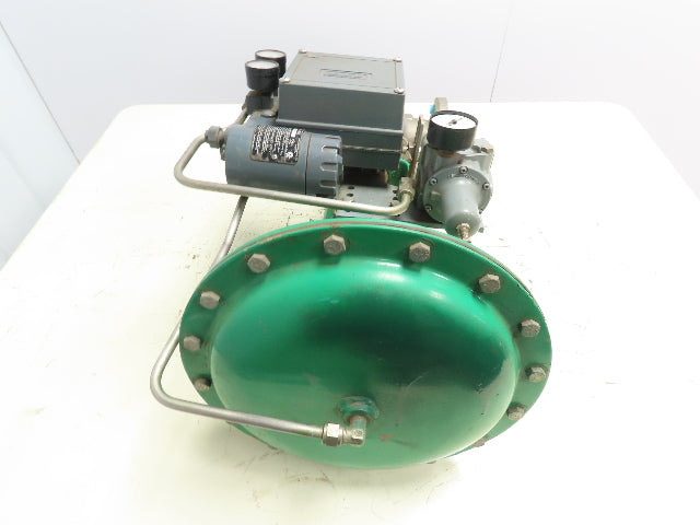 Fisher Type CP 657  Sz 30 Pneumatic Diaphragm Actuator 582i 2" Stainless Valve