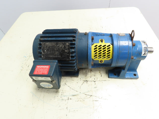 Sumitomo CNH-610HY-17 SM-Cyclo Speed Reducer Gear Motor 17:1 R 2Hp 3Ph 460V 145T