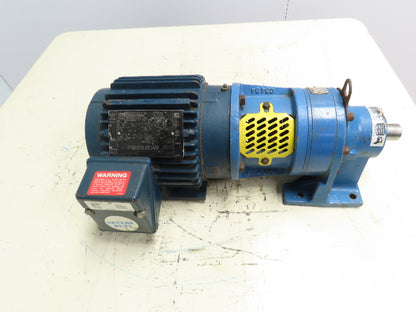 Sumitomo CNH-610HY-17 SM-Cyclo Speed Reducer Gear Motor 17:1 R 2Hp 3Ph 460V 145T