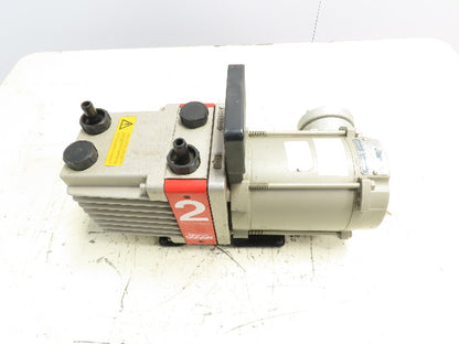 Edwards E2M2 Rotary Vane Dual 2 Stage Vacuum Pump 1.5CFM  1/3hp 3Ph 230/460V