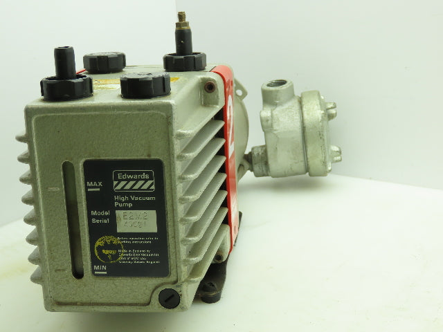Edwards E2M2 Rotary Vane Dual 2 Stage Vacuum Pump 1.5CFM  1/3hp 3Ph 230/460V