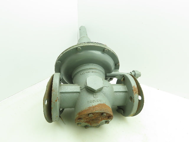 Rockwell 461-8S Diaphragm Gas Pressure Regulator 2" Flanged 6-10# 175PSI 1" OR