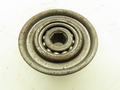 Conveyor Roller Ball Bearing w/Cover 47/64"Hexagon Bore 2-5/16"OD 7/8"W LOT OF 5
