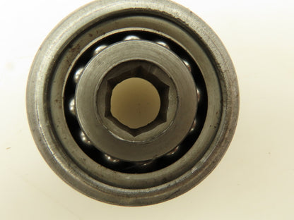 Conveyor Roller Ball Bearing 47/64"Hexagon Bore 2-5/16"OD 7/8"Wide LOT OF 10