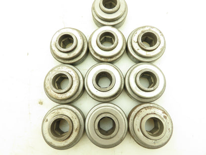 Conveyor Roller Ball Bearing 47/64"Hexagon Bore 2-5/16"OD 7/8"Wide LOT OF 10