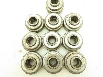 Conveyor Roller Ball Bearing 47/64"Hexagon Bore 2-5/16"OD 7/8"Wide LOT OF 10