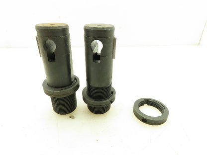 Scully Jones 17287 SJ Adj Spindle Adapter MT #3 1-3/8"  #12 Thread LOT OF 2