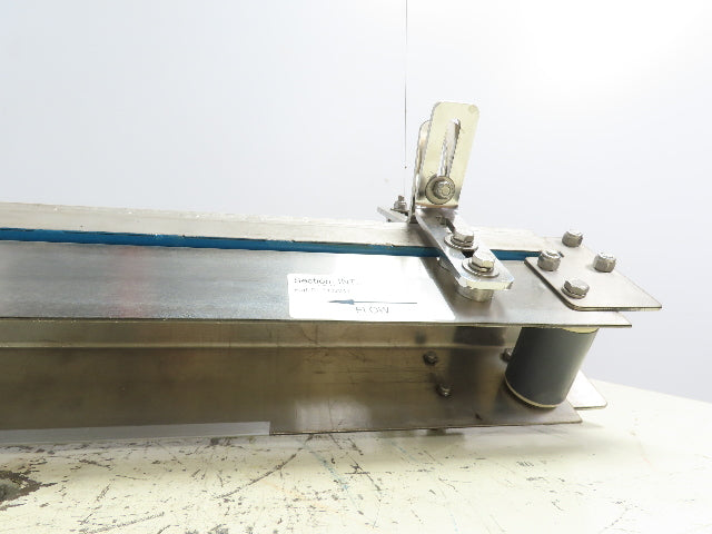 Arrowhead 3.25" Magnetic TableTop Belt Stainless Bottle Conveyor 30" Section