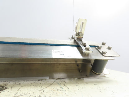 Arrowhead 3.25" Magnetic TableTop Belt Stainless Bottle Conveyor 30" Section