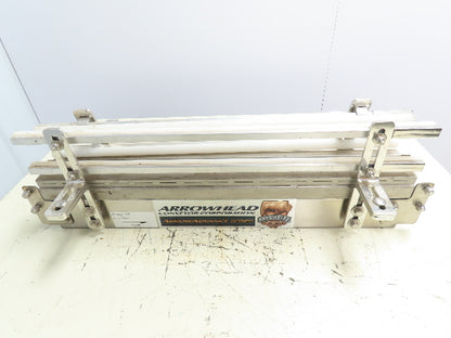 Arrowhead 3.25" Magnetic TableTop Belt Stainless Bottle Conveyor 30" Section