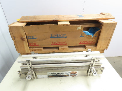 Arrowhead 3.25" Magnetic TableTop Belt Stainless Bottle Conveyor 30" Section