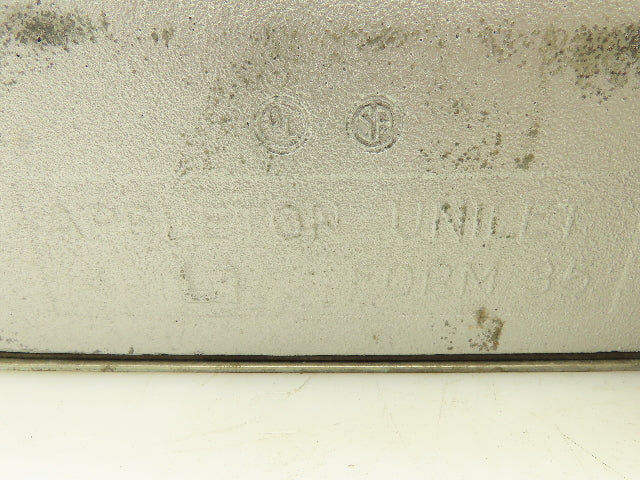 Appleton Electric LR400-M Conduit Outlet Body Iron LR 4" In Rigid Cover Gasket