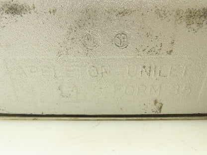 Appleton Electric LR400-M Conduit Outlet Body Iron LR 4" In Rigid Cover Gasket