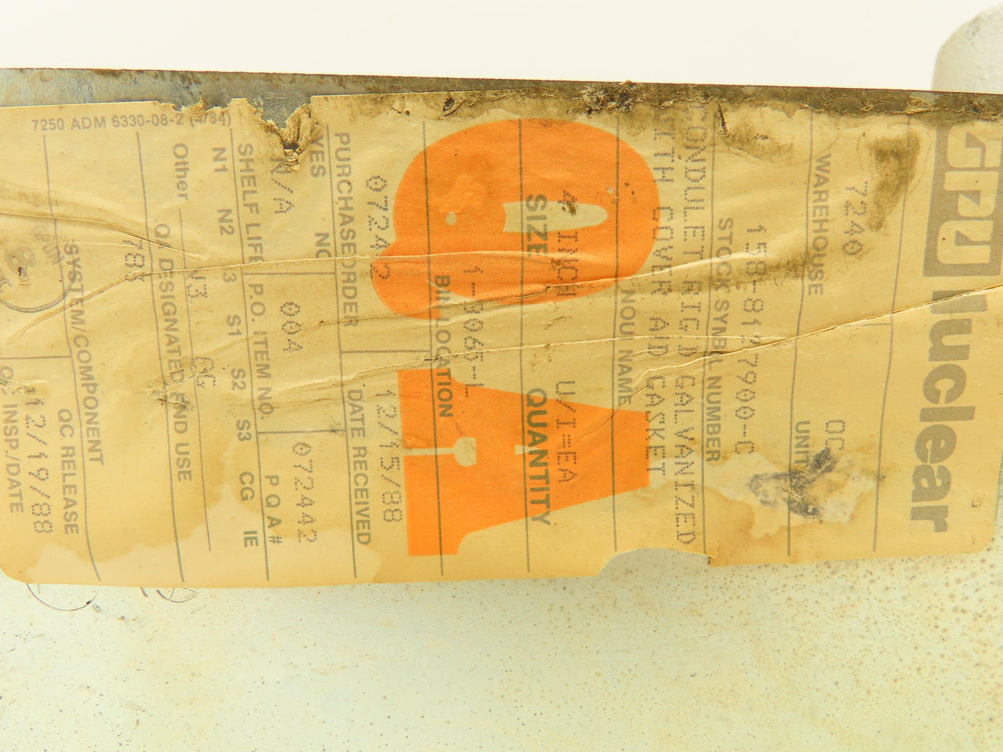 Appleton Electric LR400-M Conduit Outlet Body Iron LR 4" In Rigid Cover Gasket