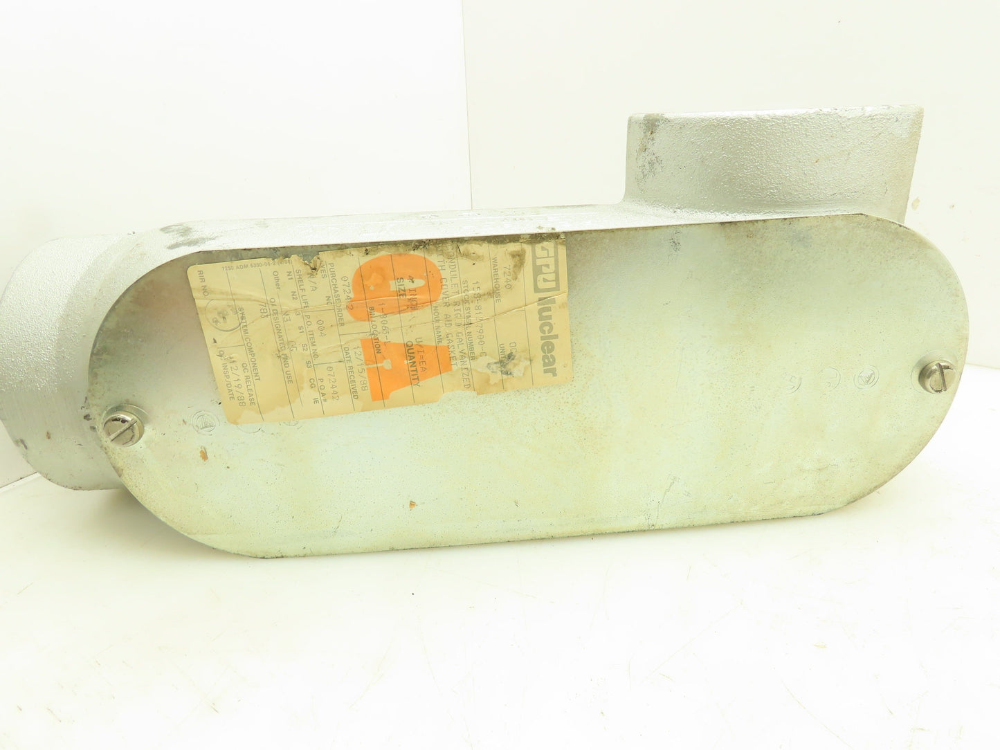 Appleton Electric LR400-M Conduit Outlet Body Iron LR 4" In Rigid Cover Gasket