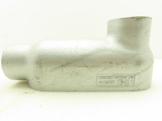 Crouse-Hinds LB68 2" Conduit Outlet Body Rigid Threaded Feraloy Iron Lot of 5