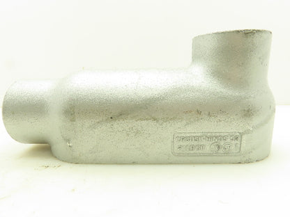 Crouse-Hinds LB68 2" Conduit Outlet Body Rigid Threaded Feraloy Iron Lot of 5