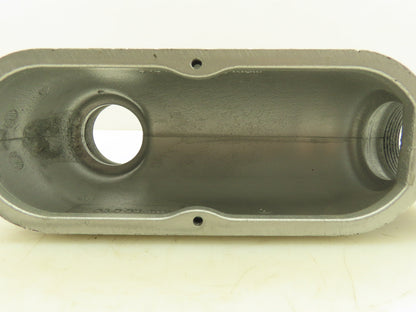 Crouse-Hinds LB68 2" Conduit Outlet Body Rigid Threaded Feraloy Iron Lot of 5