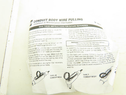 Crouse-Hinds LB68 2" Conduit Outlet Body Rigid Threaded Feraloy Iron Lot of 5