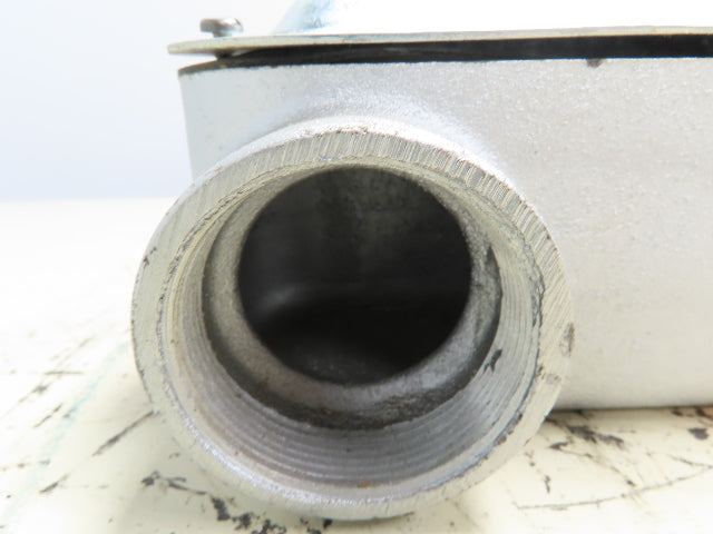 Appleton LR200-M Conduit Body 2" Threaded Rigid Iron Unilet W/ Cover & Gasket Lot of 5