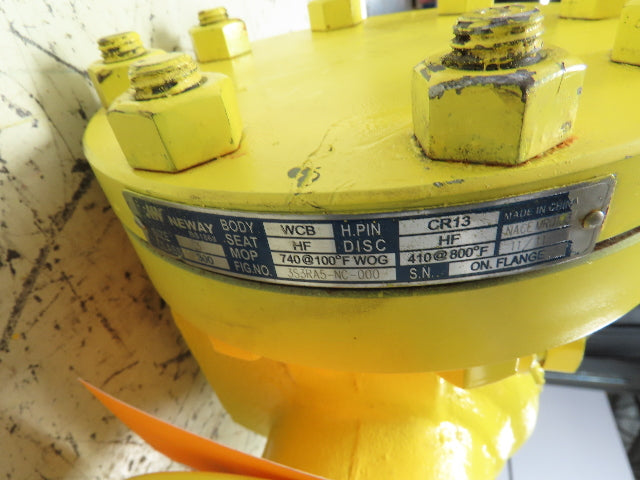 Neway 3S3RA5-NC-000 Swing Check Valve 3" Flanged Class 300# WCB Steel