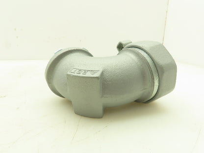 Appleton STB-90200L 90deg Liquidtight Connector Iron 2 in Lot of 3