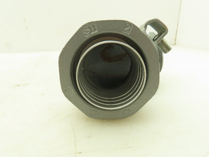 Appleton STB-90200L 90deg Liquidtight Connector Iron 2 in Lot of 3