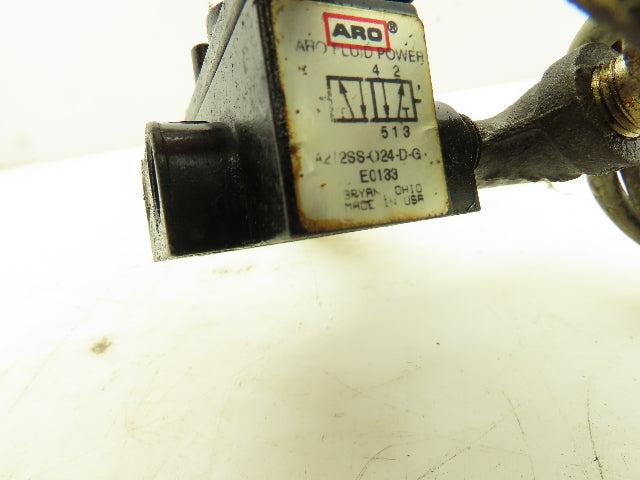 Aro A212SS-024-D-G Solenoid Air Valve 2-Position 5-Way 1/4 NPT 24VDC