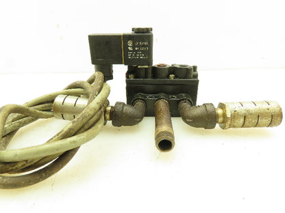 Aro A212SS-024-D-G Solenoid Air Valve 2-Position 5-Way 1/4 NPT 24VDC