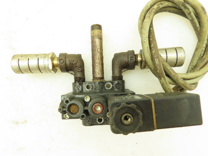Aro A212SS-024-D-G Solenoid Air Valve 2-Position 5-Way 1/4 NPT 24VDC