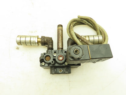 Aro A212SS-024-D-G Solenoid Air Valve 2-Position 5-Way 1/4 NPT 24VDC
