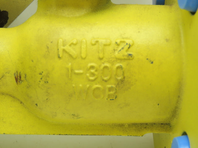 Kitz 300SCTAZM-FS Steel Ball Valve 1" Flanged 4-Bolt Raised Face Class 300# WCB