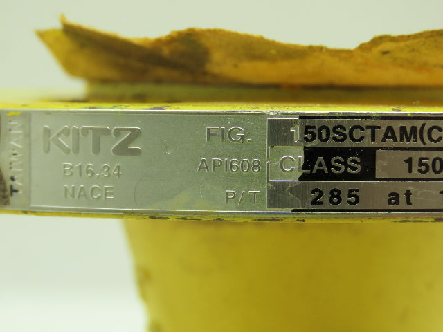 Kitz 150SCTAM Steel Ball Valve 1" Flanged 4-Bolt Raised Face Class 150# WCB