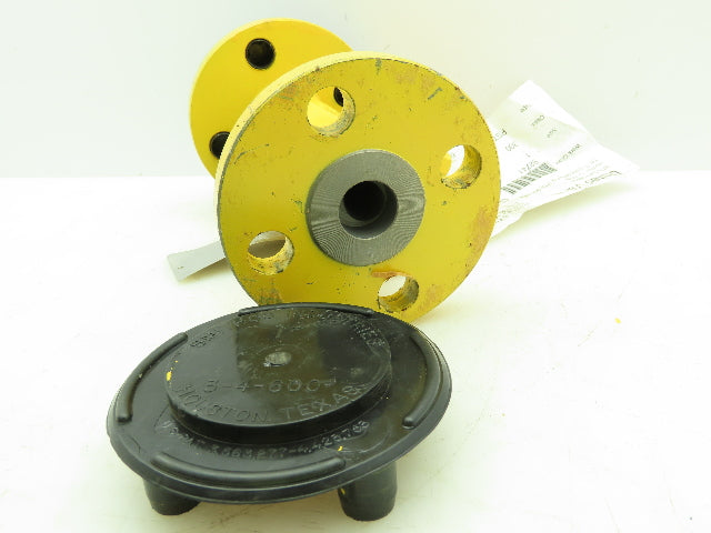 SWI A105N Steel Gate Check Valve 1" Flanged Raised Face Class 300# Monel Spiral