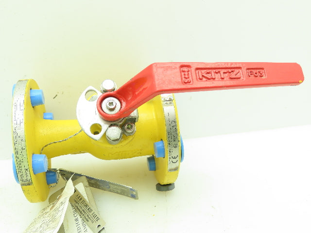 Kitz 150SCTAZM Steel Ball Valve 1" Flanged 4-Bolt Raised Face Class 150# WCB
