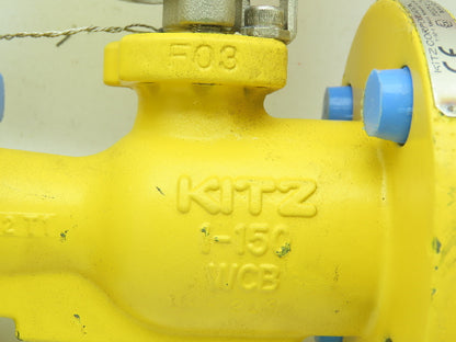 Kitz 150SCTAZM Steel Ball Valve 1" Flanged 4-Bolt Raised Face Class 150# WCB