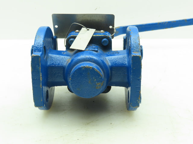 Fluoro Seal L152F Sleeved Plug Valve 1" Flanged 4-Bolt Raised Face Class 150 WCB