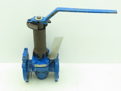 Fluoro Seal L152F Sleeved Plug Valve 1" Flanged 4-Bolt Raised Face Class 150 WCB