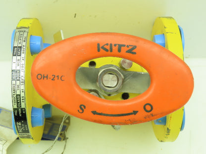 Kitz 150SCTAM Steel Ball Valve 1" Flanged 4-Bolt Raised Face Class 150# WCB