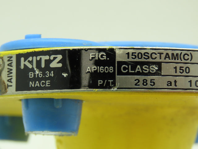 Kitz 150SCTAM Steel Ball Valve 1" Flanged 4-Bolt Raised Face Class 150# WCB